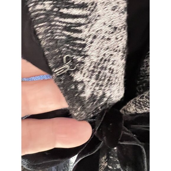 VTG Alberto Makali Jacket Womens L Abstract Boho Velvet Dark Romance Made in USA - Picture 15 of 16